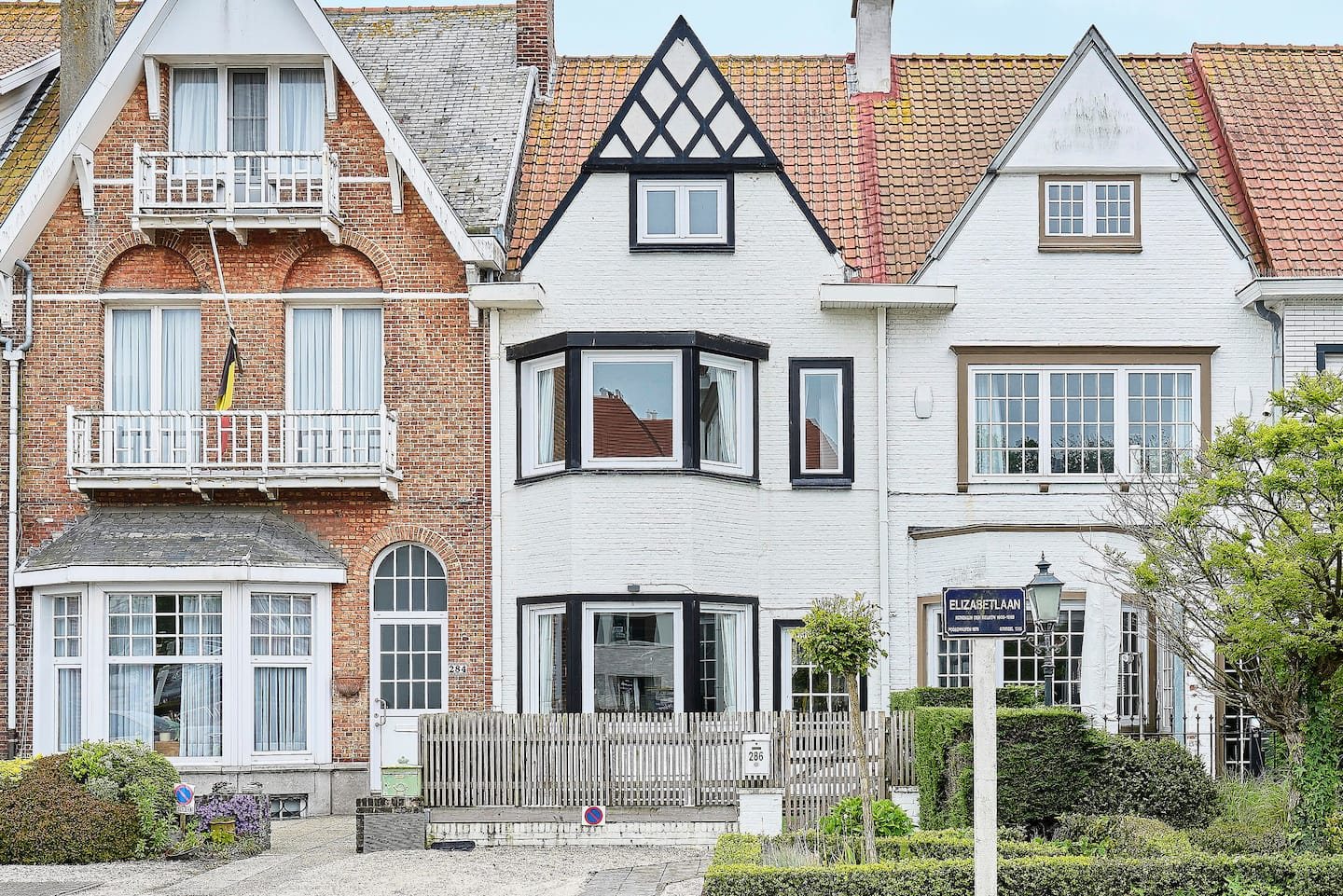 La façade de la villa